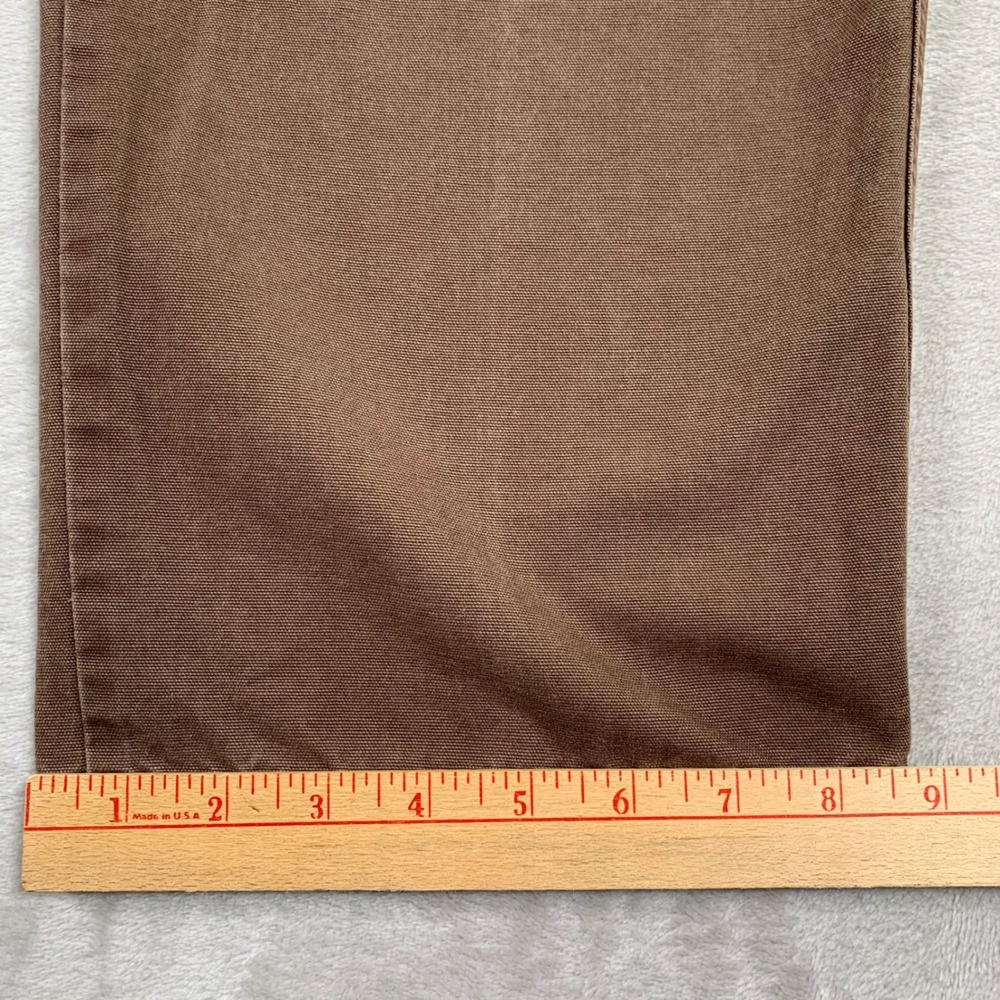 Columbia River Lodge Canvas Pants Men 34x29* Brown Straight Leg Outdoors Hunting - Picture 5 of 9